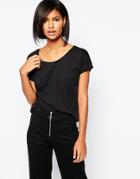 Vero Moda Round Neck Jersey T-shirt - Black