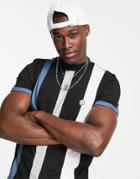 Le Breve Striped T-shirt In Black