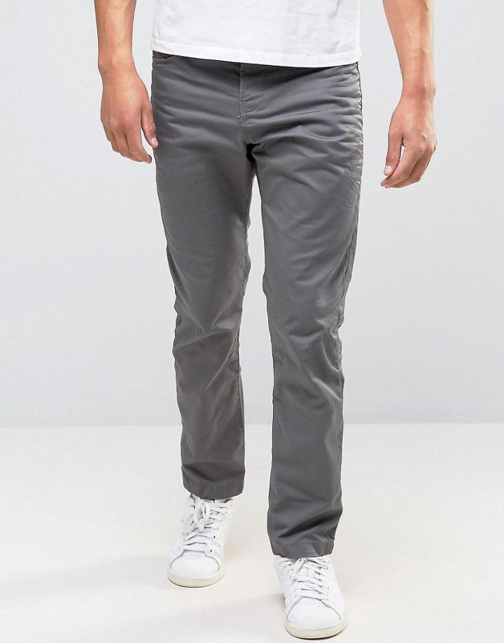 Jack & Jones Anti Fit Jeans With Engineered Detail In Coated Gray - Gr