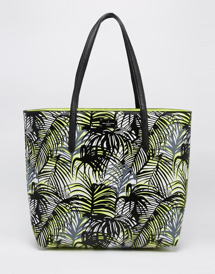 Paul's Boutique Jamie Shoulder Bag - Palm Print