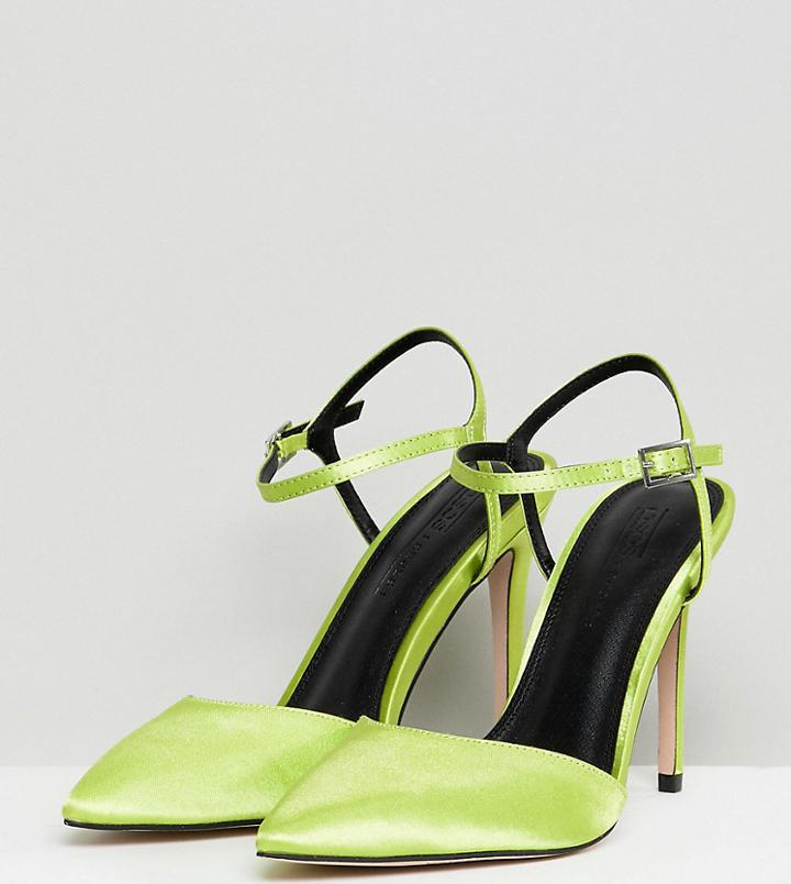 Asos Design Pascala Pointed Heels - Yellow
