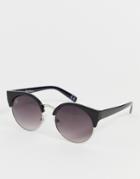 Jeepers Peepers Cat Eye Sunglasses-black