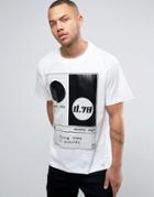 Diesel T-wallace - Na Tape Print T-shirt - White