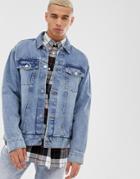 Cheap Monday Nineties Denim Jacket - Blue