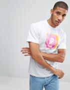 Primitive Skateboarding T-shirt With Rose Box Logo In White - White