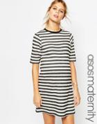 Asos Maternity Stripe Sweat Dress - Multi