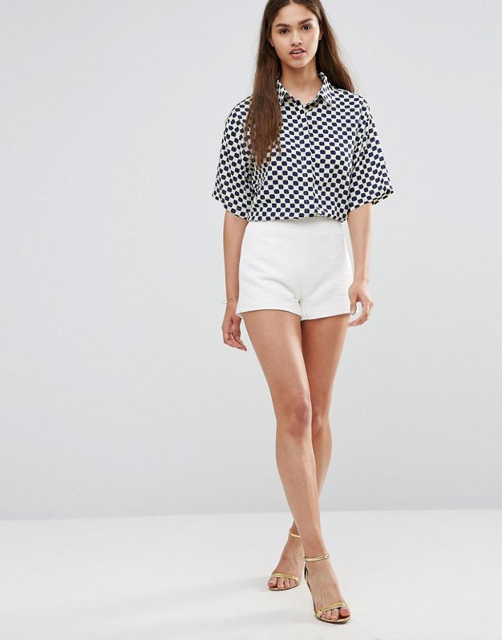 Darling Tailored Shorts - White