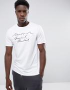 Mango Man Neutral Print T-shirt In White - White