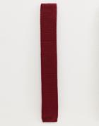 Gianni Feraud Knitted Tie-red