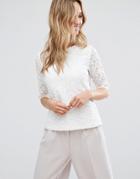 Sugarhill Boutique Darcie Lace Top - White