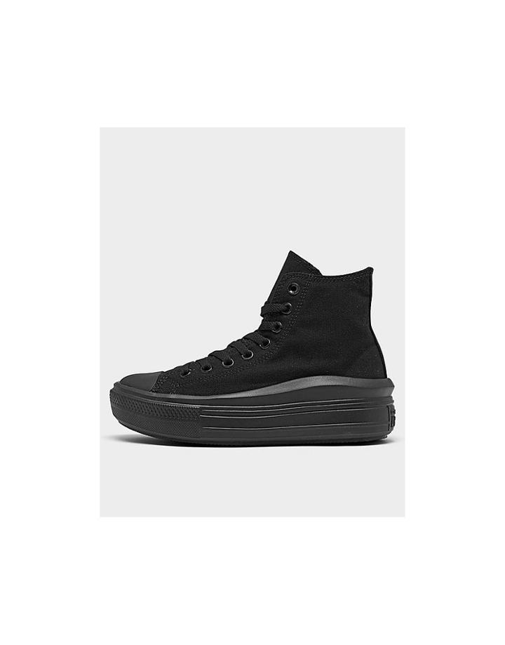 Converse Chuck Taylor All Star Move Hi Sneakers In Triple Black