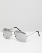 Vero Moda Aviator Sunglasses - Silver