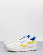 Reebok Classic Leather Grow Sneakers In Chalk-white