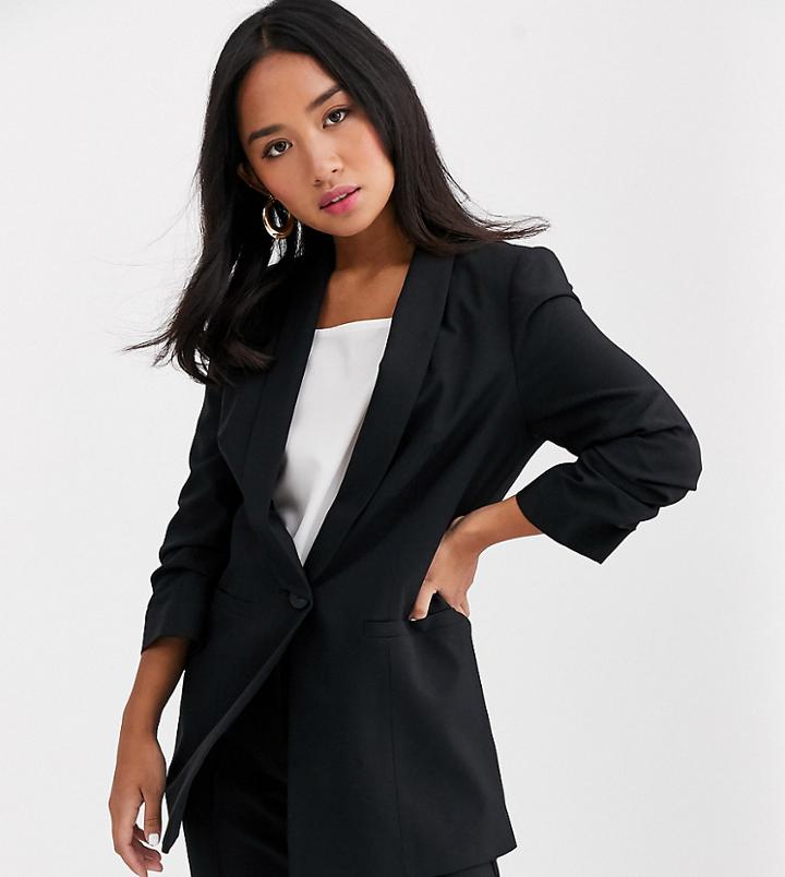 Asos Design Petite Mix & Match Blazer-black