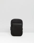 Asos Clip On Wallet In Scuba - Black