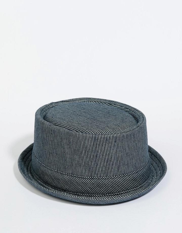 Esprit Porkpie Hat - Blue