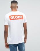 Globe Block T-shirt - White