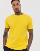 Asos Design Relaxed T-shirt With Crew Neck In Yellow - Yellow