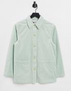 & Other Stories Organic Cotton Cord Jacket In Light Green
