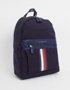 Tommy Hilfiger Icon Canvas Backpack-navy
