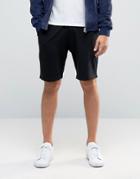 Asos Jersey Shorts In Black - Black