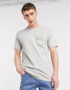 Carrots Rugby Pocket T-shirt In Gray-grey