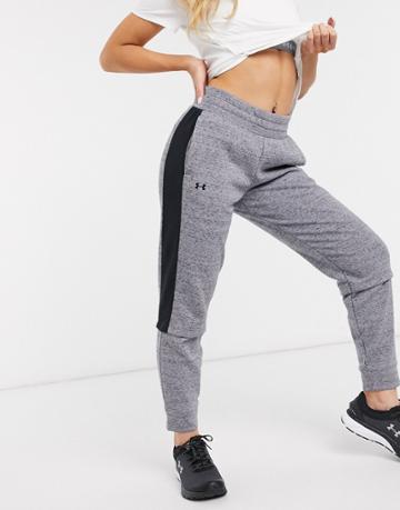 Under Armour Training Rival Terry Sweatpants In Gray-grey