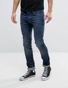 Allsaints Skinny Fit Jeans - Blue