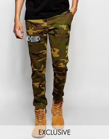 The New County Camo Skinny Joggers - Camo