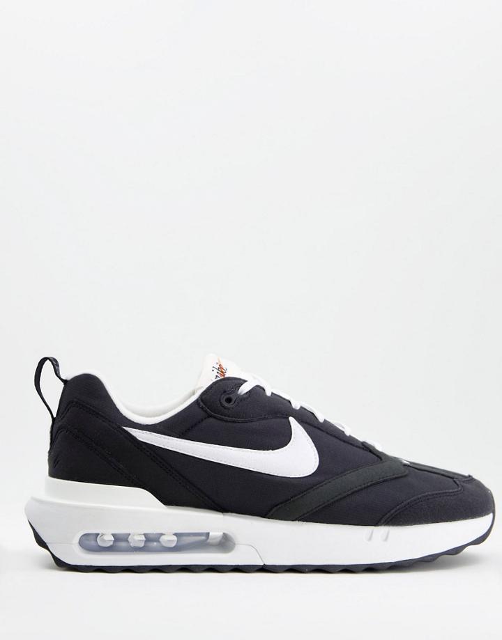 Nike Air Max Dawn Sneakers In Black And White