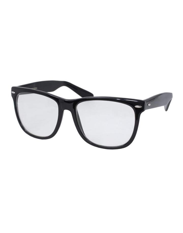 Asos Wayfarer Glasses With Clear Lens