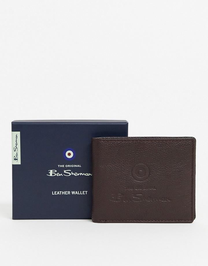 Ben Sherman Travis Leather Wallet-brown