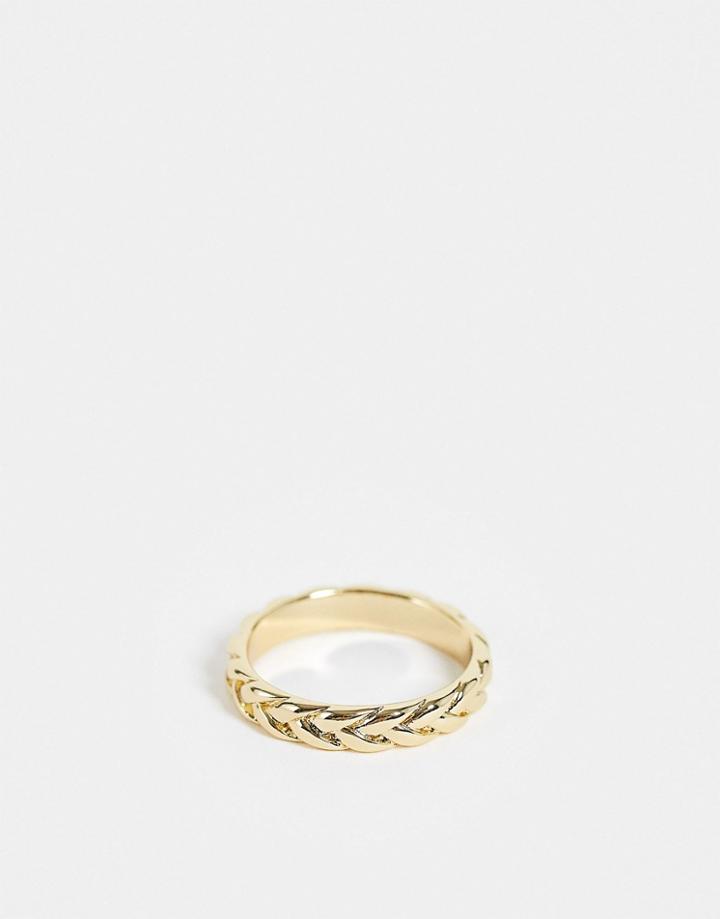 & Other Stories Thin Ring In Gold
