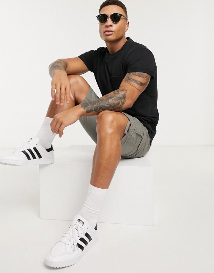 Abercrombie & Fitch Heavy Weight T-shirt In Black