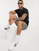 Abercrombie & Fitch Heavy Weight T-shirt In Black