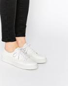 Asos Daryn Anne Woven Sneakers - White