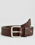 Selected Homme Belt Leather - Brown