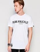 Rum Knuckles T-shirt London Print - White