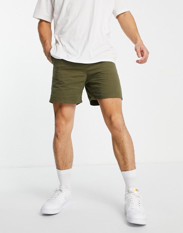 Another Influence Chino Short In Khaki-green
