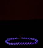 Asos Design Curve Chunky Chain Belt In Glow In The Dark-pink