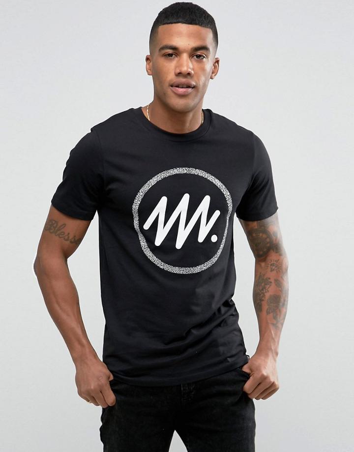 Jack & Jones Geometric Print T-shirt - Black