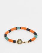 Classics 77 Sun Coin Beaded Bracelet In Orange