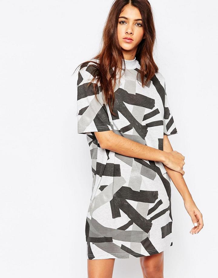 Cheap Monday Tee Dress - Gray Melange