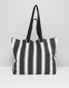 Asos Sustainable Cotton Double Handle Summer Shopper - Multi