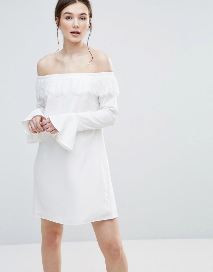 Amy Lynn Off Shoulder Dress - White