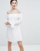 Amy Lynn Off Shoulder Dress - White