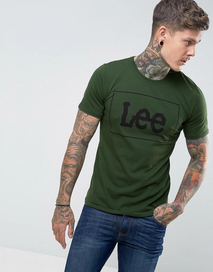 Lee Box Logo T-shirt - Green