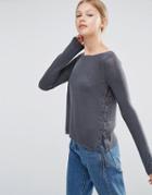 Vero Moda Long Sleever Lightweight Sweater - Blue