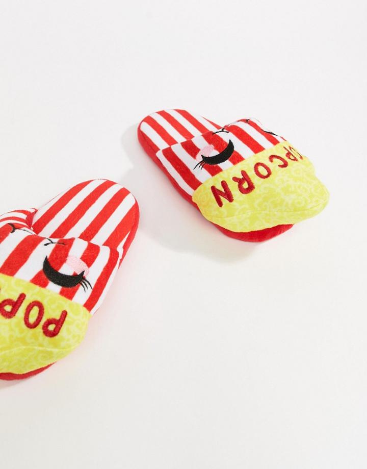 Asos Nerdy Popcorn Slippers - Multi