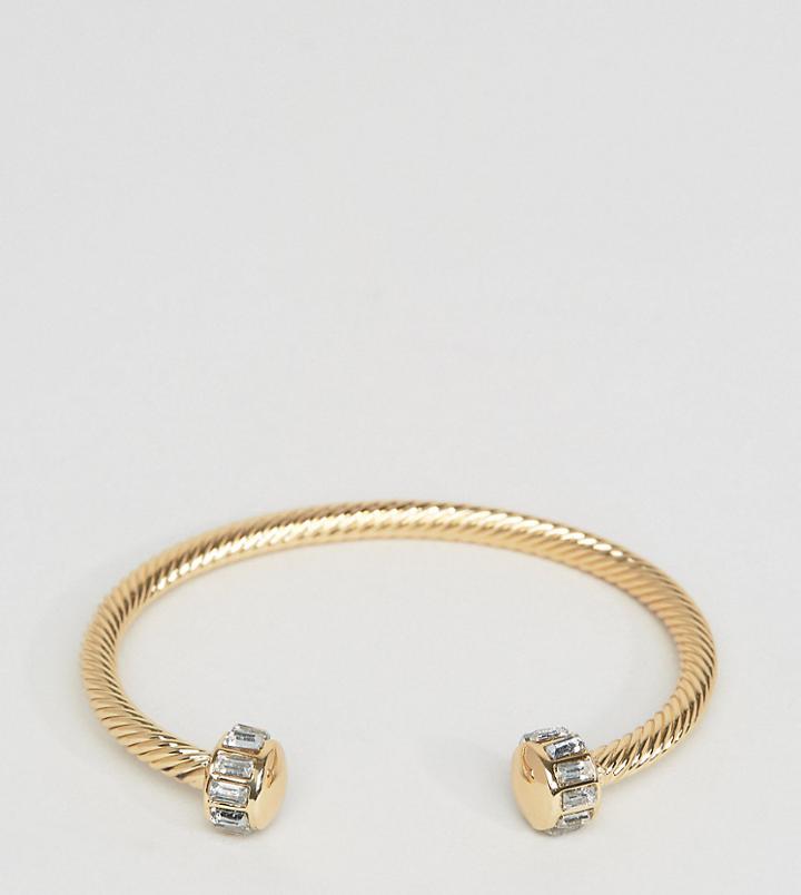 Designb Bangle Cuff Bracelet In Gold Exclusive To Asos - Gold